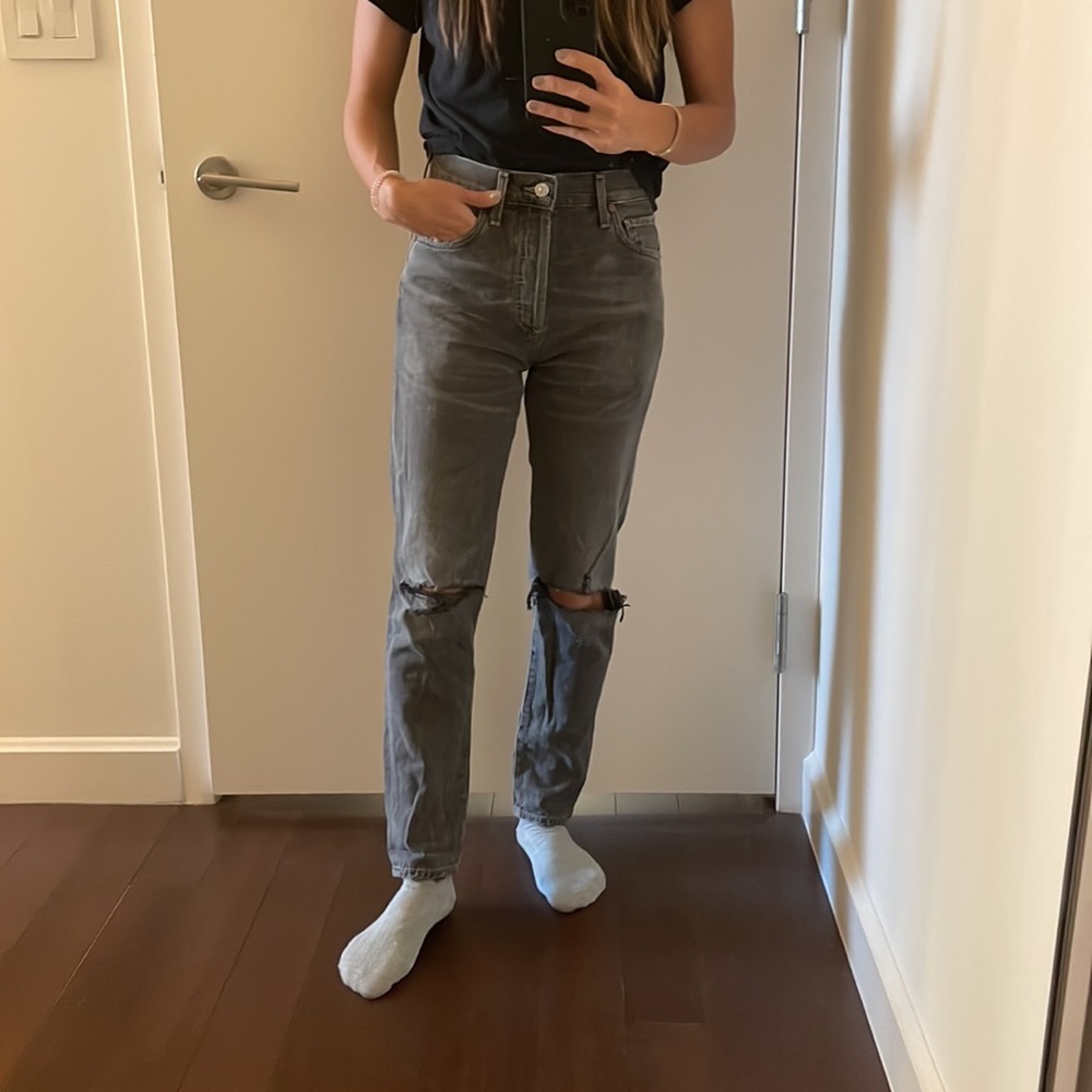 Citizens of Humanity Liya high rise classic fit crop size 24